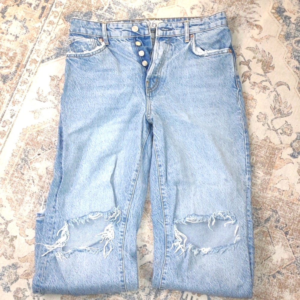 Free people wide leg crop jeans